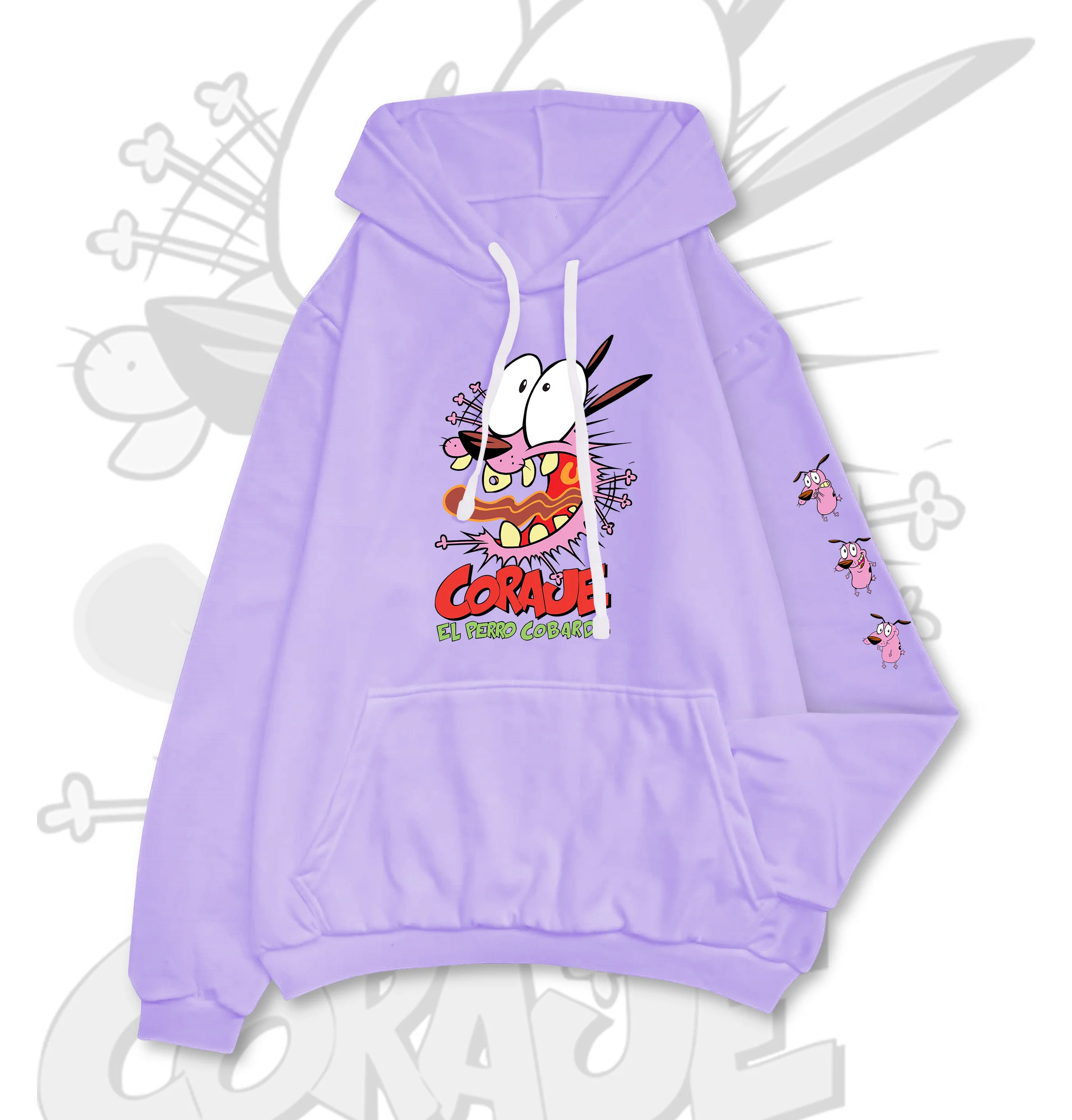 HOODIE CORAJE EL PERRO COBARDE