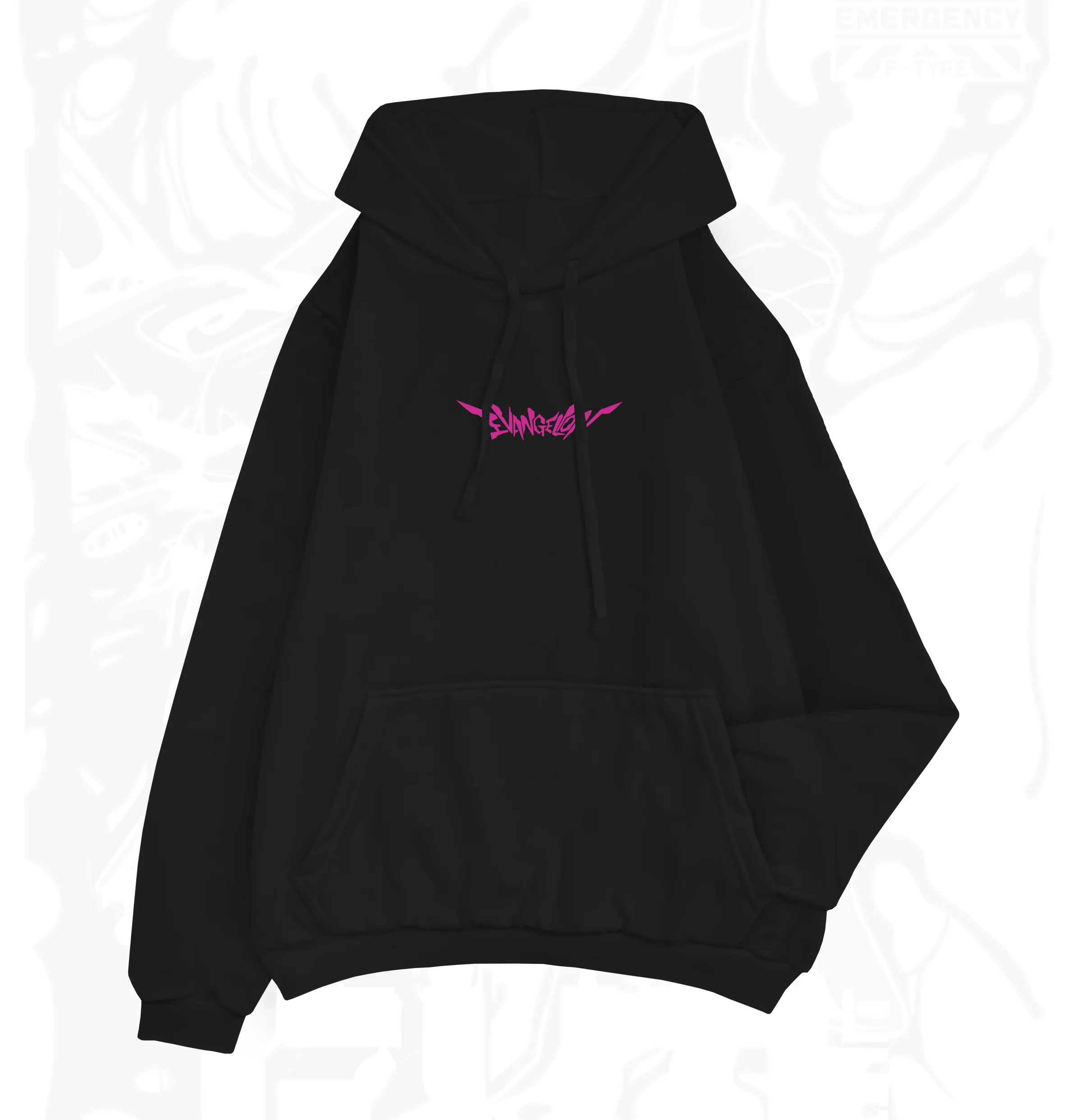 HOODIE EVANGELION NEGRO - Image 2