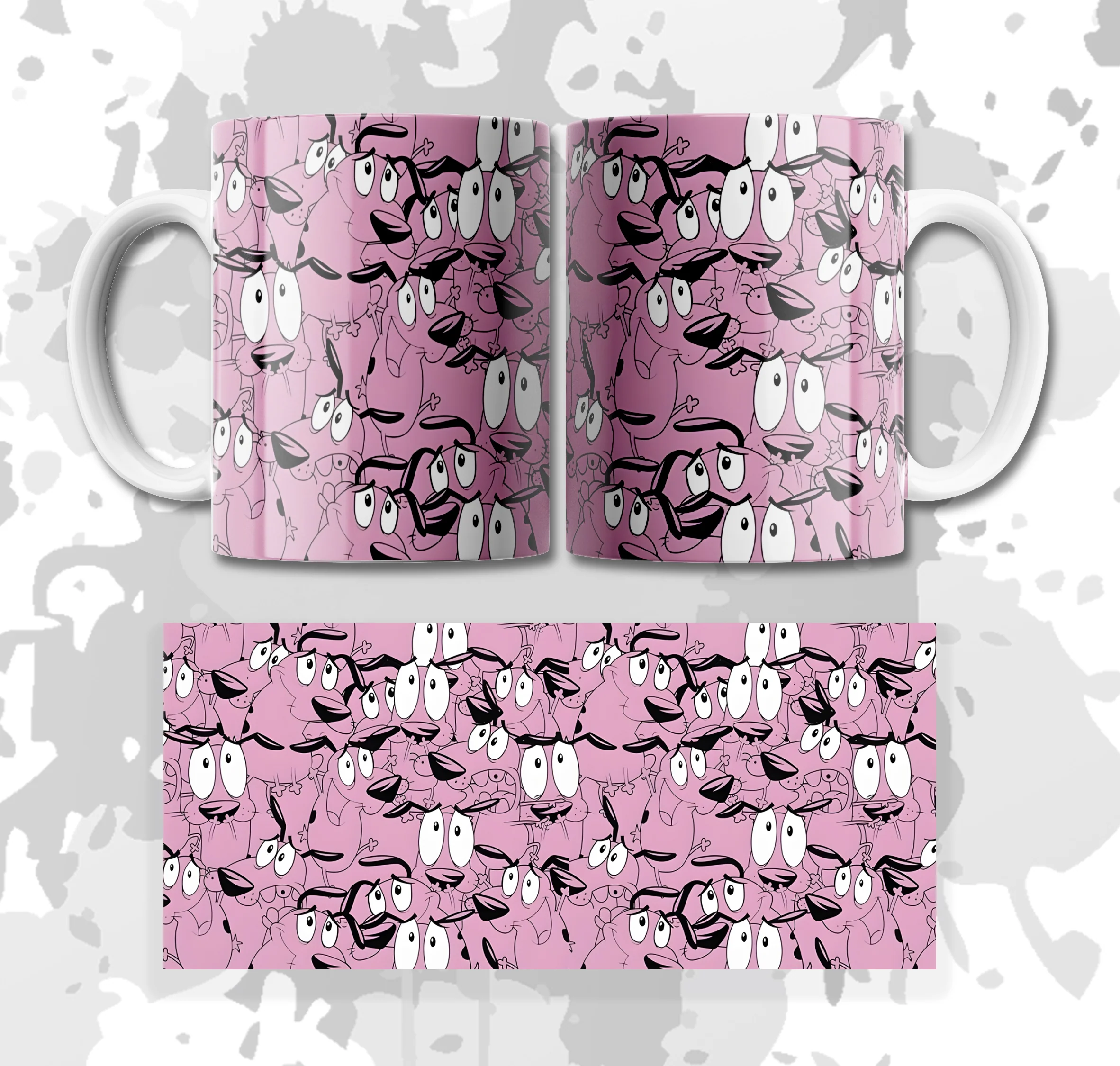 MUG CORAJE EL PERRO COBARDE